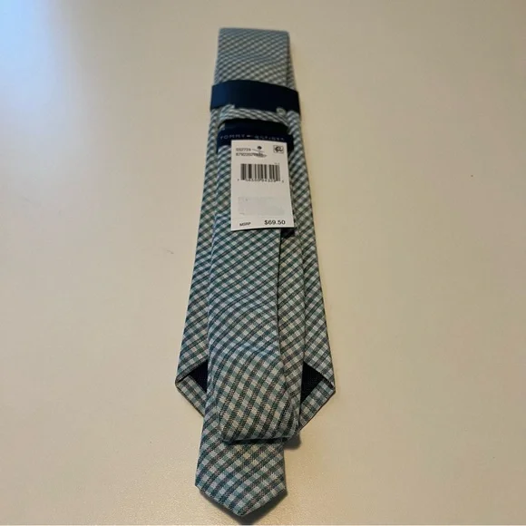 Tommy Hilfiger Men's Assorted Ties - Purple, Tan, Blue, Green - Picture 8 of 11